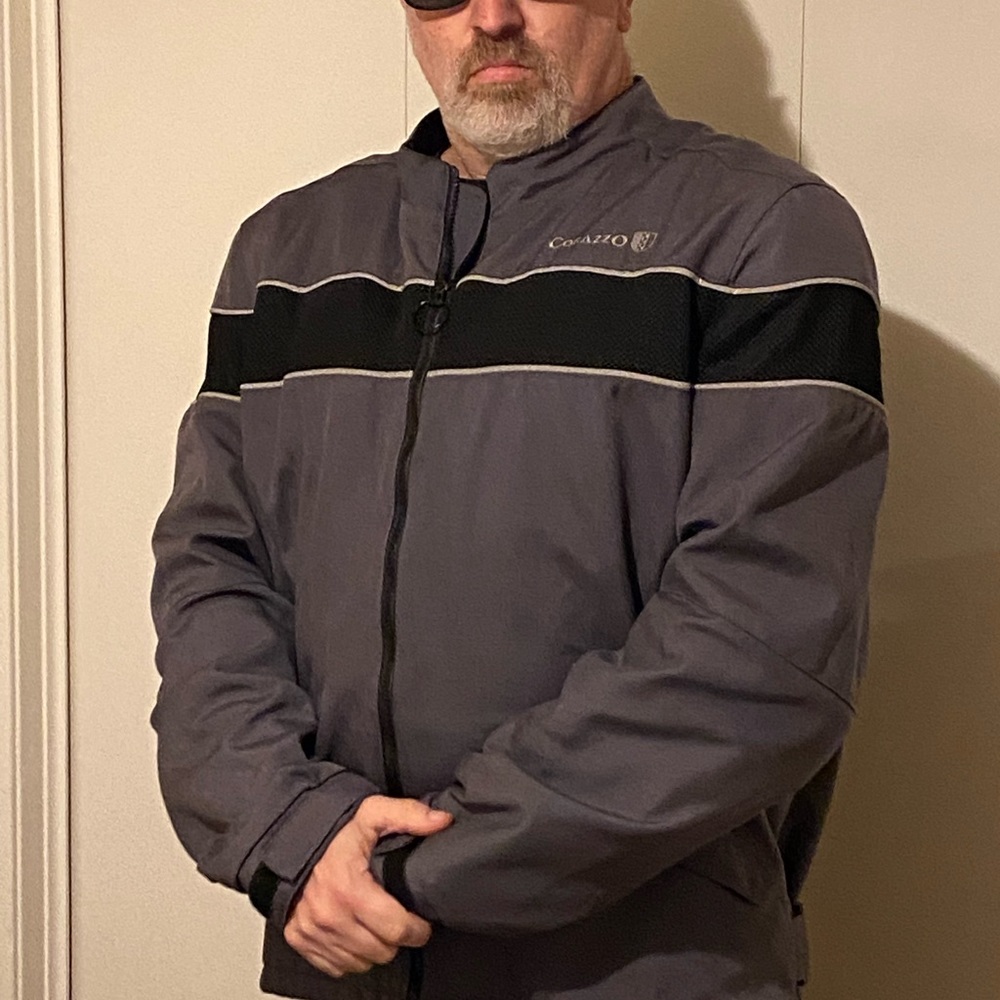 MENS CORAZZO MOTORCYCLE RIDING JACKET FULLY ARMORED SIZE XXL